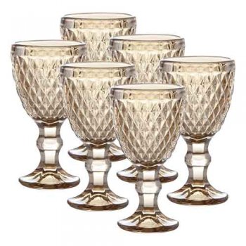 88129-TAÇA LICOR FLORENÇA ÂMBAR 50ML 6PÇ