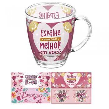 88387-CANECA FANCY FLORESÇA 380ML