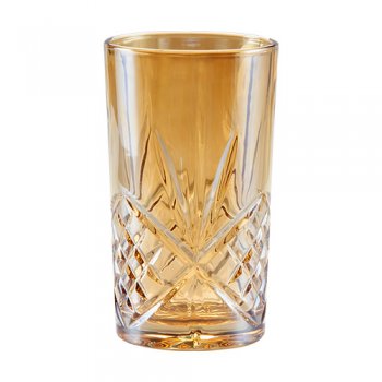 88543- JG COPOS DUBLIN AMBAR 360ML 6PÇS