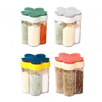 8536- PORTA TEMPEROS FLOR 5 COMPARTIMENT