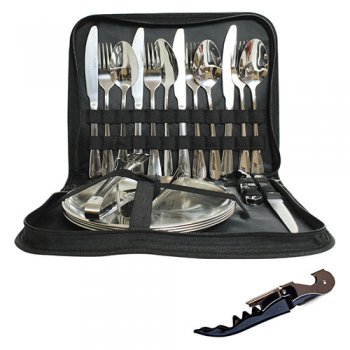 8772- CJ DE TALHERES FLORENÇA SILVER 20P