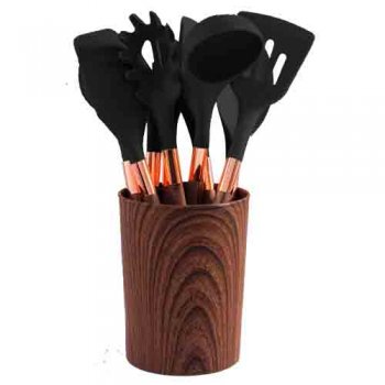 8780- KIT DE TALHERES BELMONT PRETO 10PÇ
