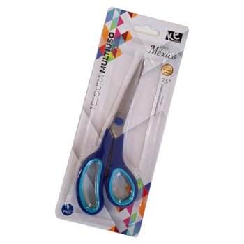 9821-TESOURA 7,5 MULTIUSO COLOR