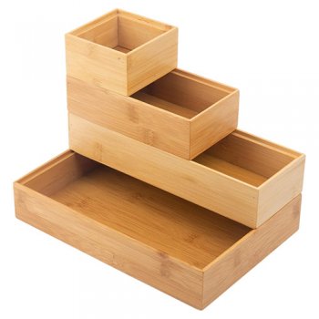 10009-ORGANIZADOR EMPILHAVÉL 4PÇS