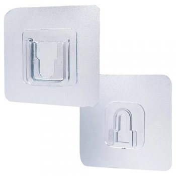 10083-KIT GANCHO DE PAREDE AUTO COLANTE