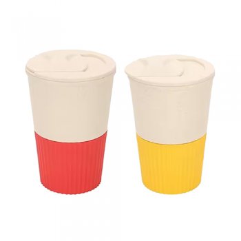 10295- COPO P/CAFÉ COM TAMPA BAMBU 380ML