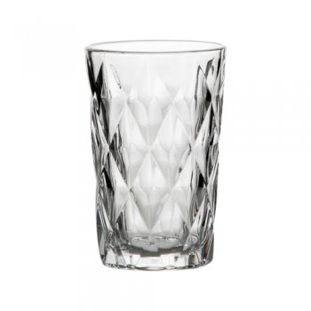 88004- JG COPO DIAMOND 350ML CLEAR 6PÇS