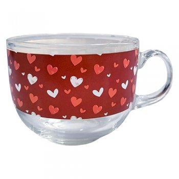 88079- CANECA PERSO GLOW CORAÇÕES 470ML