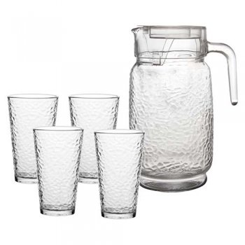 88481-JG JARRAS E COPOS 5 PÇS MARTELADO