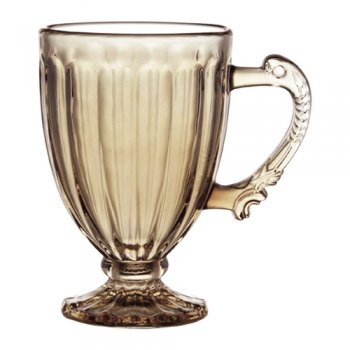 88486-JG CANECAS ROMA  ÂMBAR 190ML 6PÇS