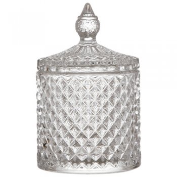 88598- POTICHE DE VIDRO 10,5X16,8CM