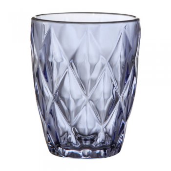 88645- JG COPOS DIAMOND AZUL 280ML 6PÇS