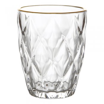 88792- JG COPOS DIAMOND B OURO 280ML 6PÇ