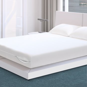 Protetor de Colchão Casal Queen Impermeável Branco