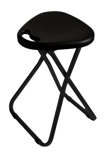 Banqueta Dobrável c/ alça -  Black