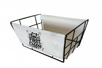 Cesto Organizador Multiuso  c/forro - Pequeno