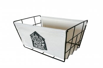 Cesto Organizador Multiuso  c/forro - Grande