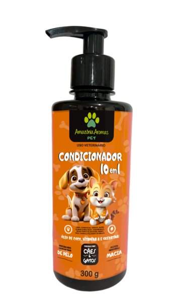 CONDICIONADOR AMAZONIA AROMAS PET 300G 10 EM 1