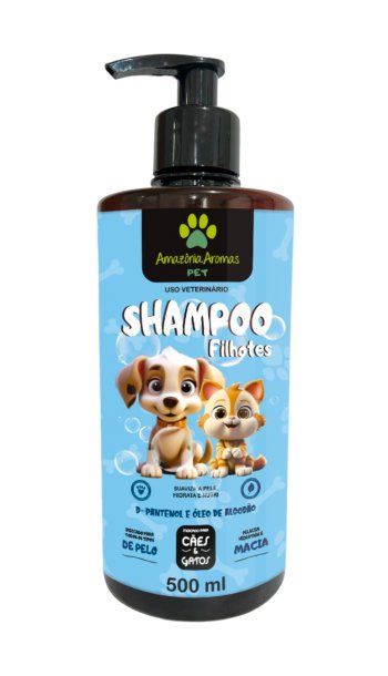 SHAMPOO AMAZONIA AROMAS PET 500ML FILHOTES