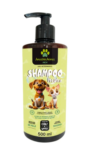 SHAMPOO AMAZONIA AROMAS PET 500ML NEUTRO