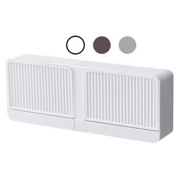 10151- SABONETEIRA DUPLA P/PAREDE