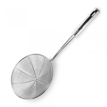 5850-ESCUMADEIRA INOX P/ FRITURA (20CM)