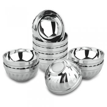 7296- TIGELA ONDULADA CAMADA DUPLA 13CM