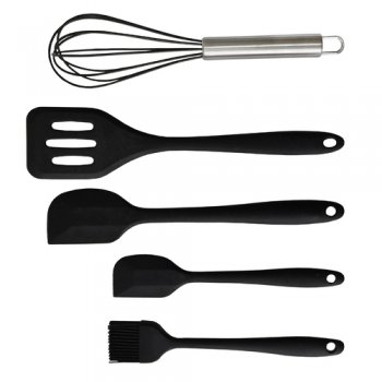 8405-KIT TALHERES 5 PÇS PRETO