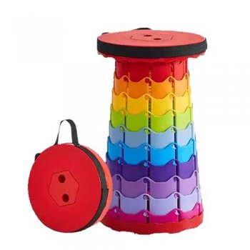 8514-BANCO PORTÁTIL RETRÁTIL ARCO-ÍRIS