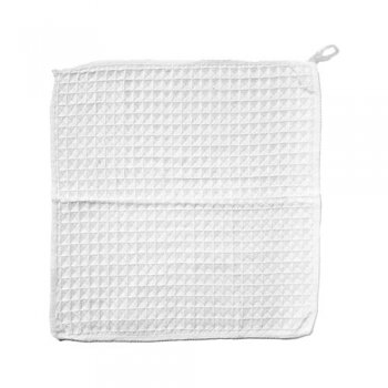 10583- PANO XADREZ BRANCO 2PÇS