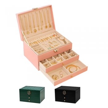 10821- PORTA JÓIAS 3 CAMADAS