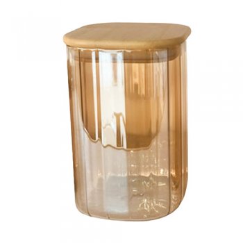 88499-POTE HERMÉTIC CANELADO 850ML AMBAR