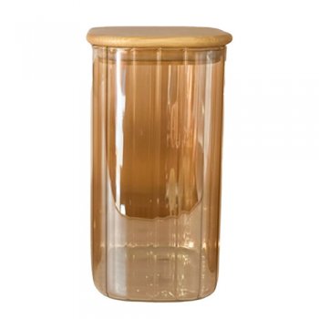 88500-POTE HERMÉTI CANELADO 1100ML AMBAR