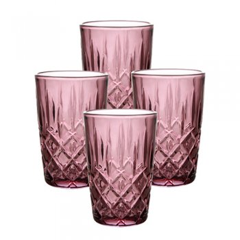 88739- CJ COPOS LOUVRE AMETISTA 350ML 4P