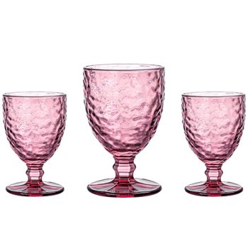 88847-CJ TAÇA MARTELADO AMETIST 350ML 3P