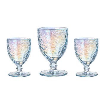 88850-CJ TAÇA MARTELADO RAINBOW 350ML 3P