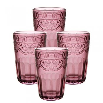 88873- CJ COPOS MILÃO AMETISTA 350ML 4P