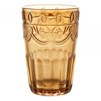 88877- CJ DE COPOS MILÃO ÂMBAR 4PÇS