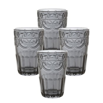 88878- CJ COPOS MILÃO TITÂNIO 350ML 4PÇS