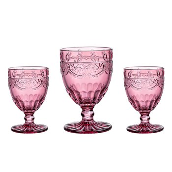 88891- CJ TAÇA MILÃO AMETISTA 350ML 3PÇS