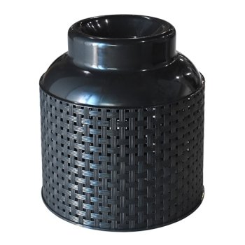 CAPA PARA BOTIJAO RATTAN PRETA