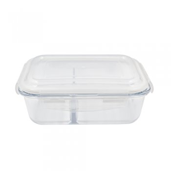 88025-POTE HERMETICO RETANGU DIVIS 640ML
