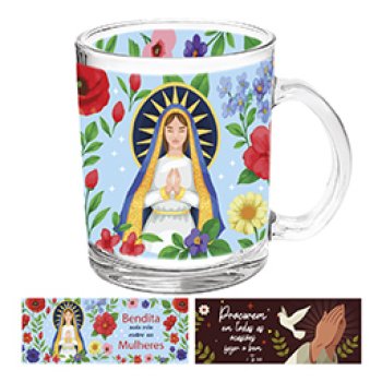 89005- CANECA NOSSA SENHORA 330ML