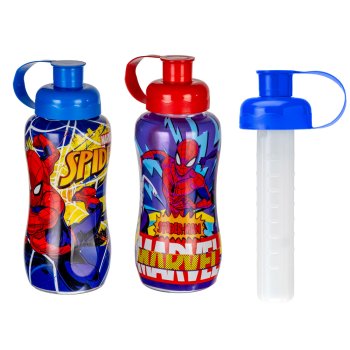 SQUEEZE PET SLEEVE SPIDERMAN C/TUBODEGELO 550ML(30UN)