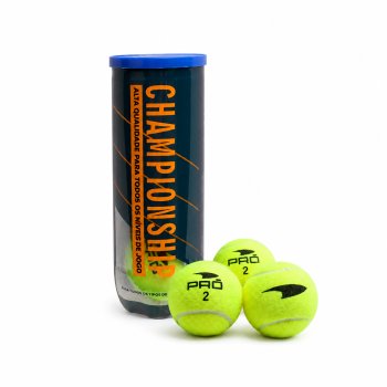 TUBO COM 3 BOLAS DE TENNIS TIPO 2 PRÓ
CÓDIGO: 3520