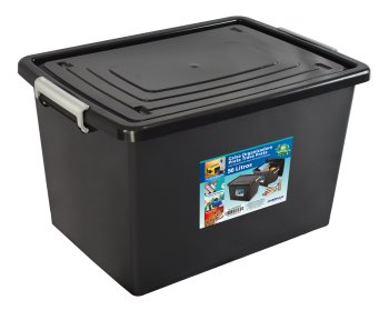 CAIXA ORGANIZADORA PRETA 56L