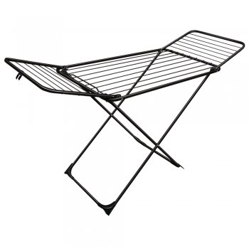 Varal de Chão Aço  c/abas  Mega Black