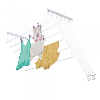 Varal Prático Parede/ Teto  em Aço