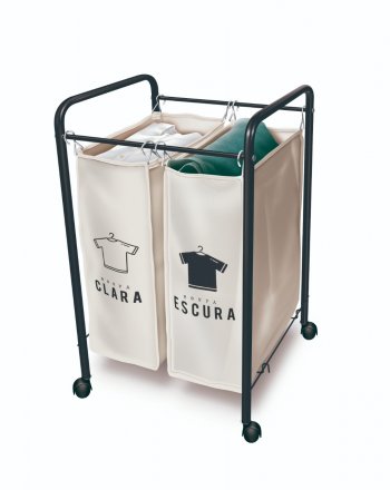 Organizador p/Roupas  Black  c/2 Cestos