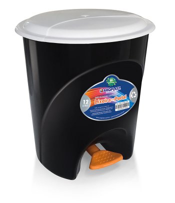 LIXEIRA COM PEDAL 12L